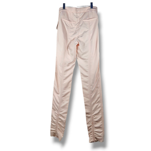 NWT Pink Tartan Legging Ankle Zip Pants Sz. 0 [26x34] Baby Pink - Picture 3 of 11